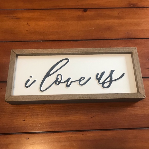 Hobby Lobby Other - Hobby Lobby “I Love Us” Sign